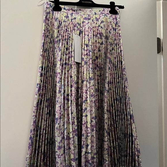 STELLA MCCARTNEY PATTERNED PLEATED SKIRT - Picture 4 of 11